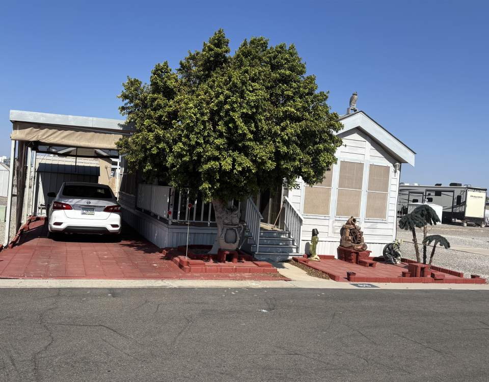 park model living at Western Sands RV Resort in Yuma AZ